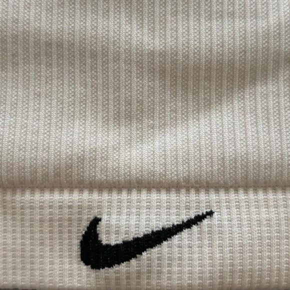 Nike Off-White Ribbed Top - Picture 3 of 4